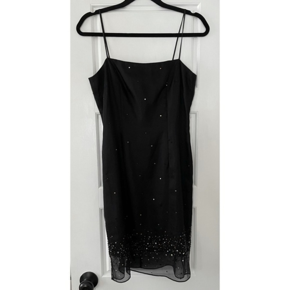 Laundry dress, brand new, silk with beading, 4
